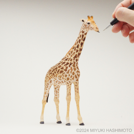 masai giraffe miniature