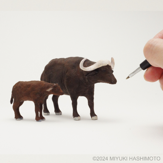 african buffalo miniature